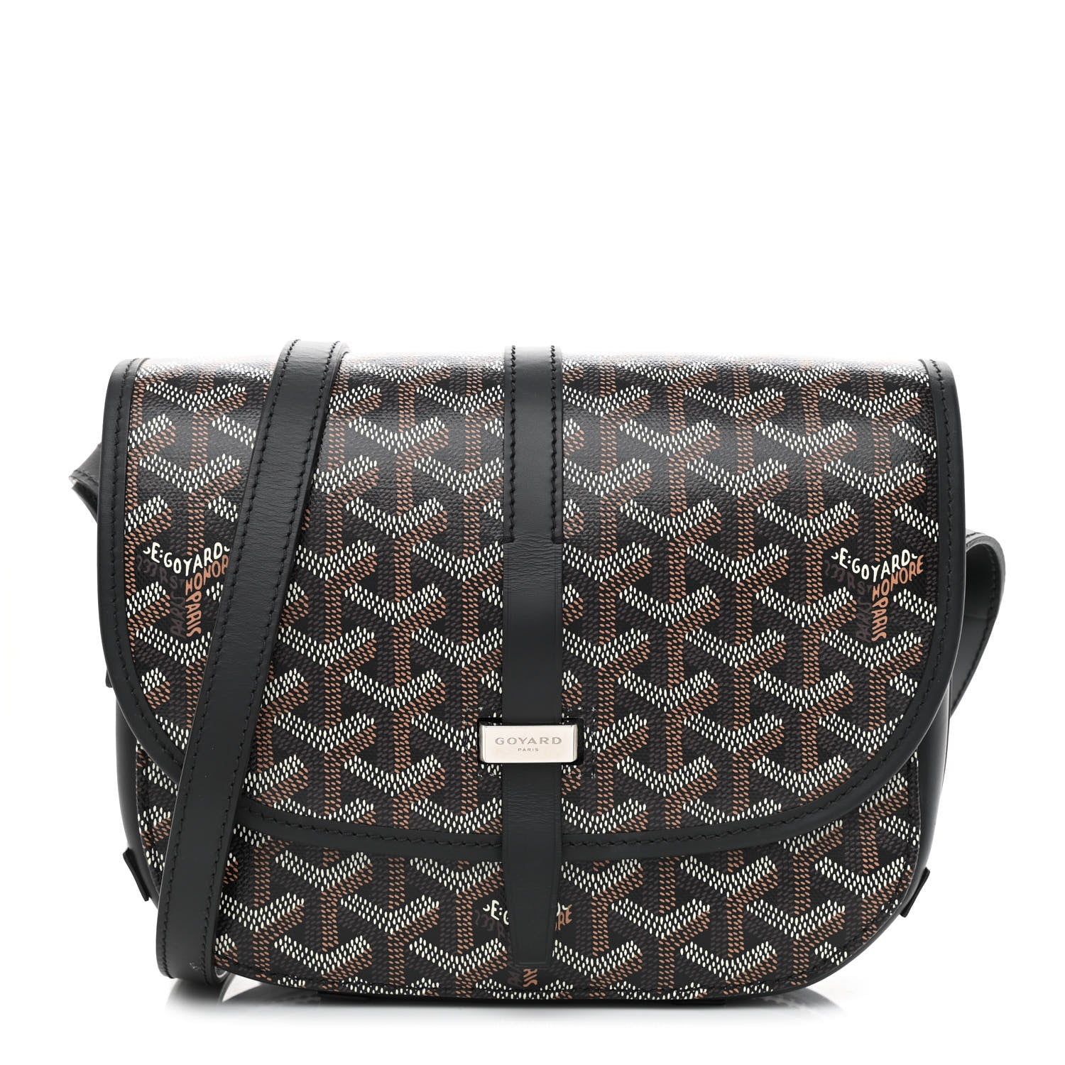 Goyard Goyardine Belvedere II PM Messenger Bag Black 1 of 10