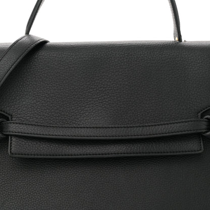 Celine Drummed Calfskin Mini Belt Bag Black 8 of 14