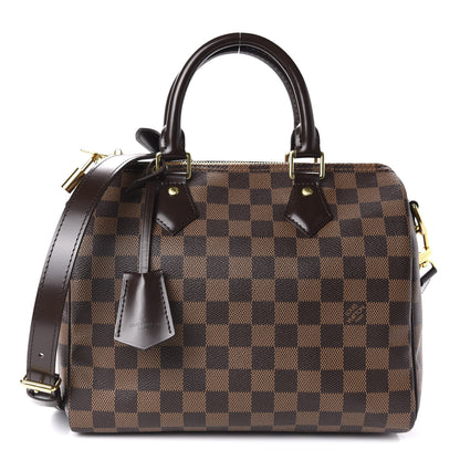 Louis Vuitton Damier Ebene Speedy Bandouliere 25 1 of 10