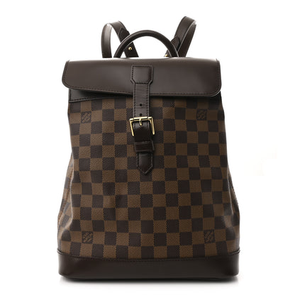 Louis Vuitton Damier Ebene Soho Backpack 1 of 9