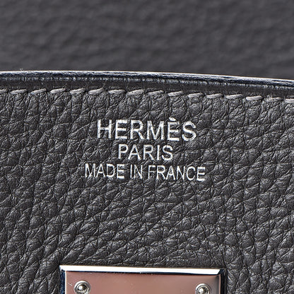 Hermes Taurillon Clemence Birkin 35 Graphite 6 of 37