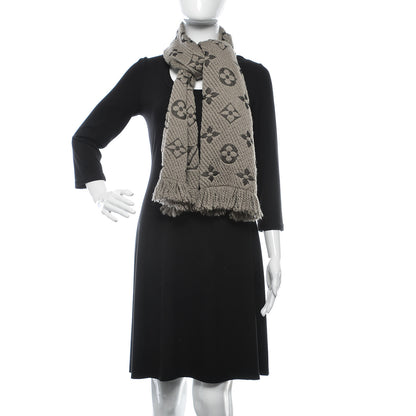 Louis Vuitton Wool Silk Logomania Scarf Verone 2 of 4