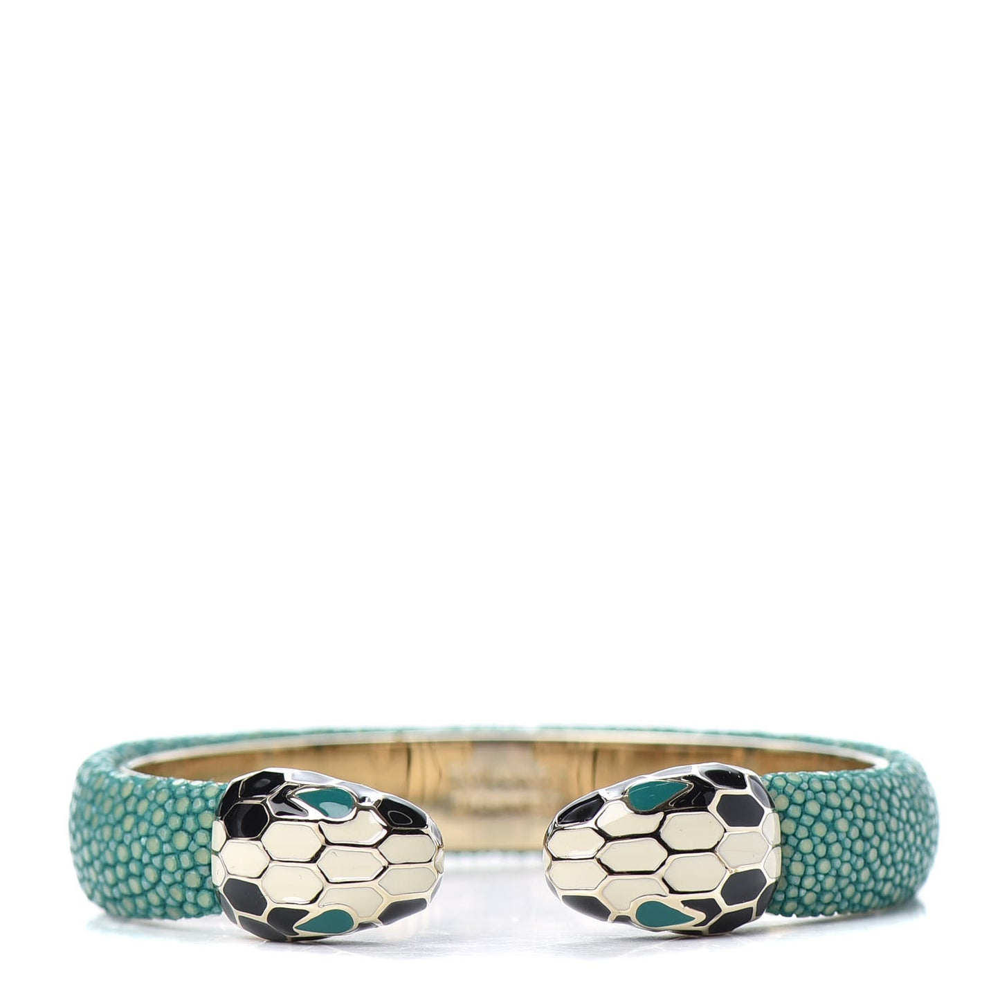 Galuchat Serpenti Forever Bracelet Green