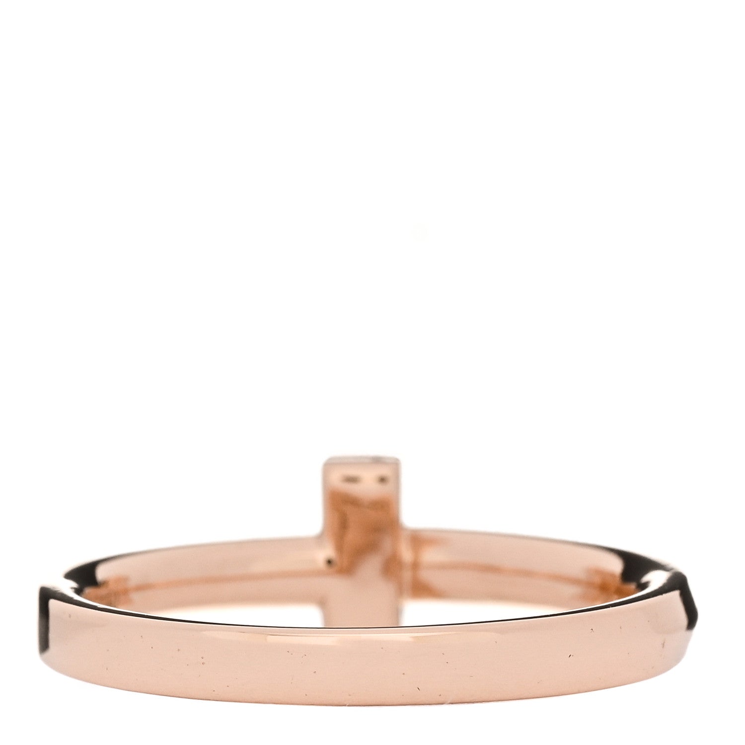 Tiffany 18K Rose Gold T T1 Ring 57 8 3 of 5