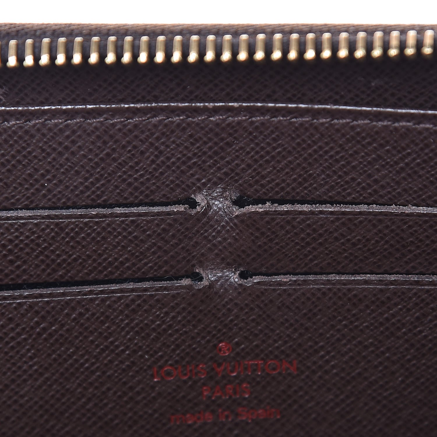 Louis Vuitton Damier Ebene Zippy Wallet 9 of 14