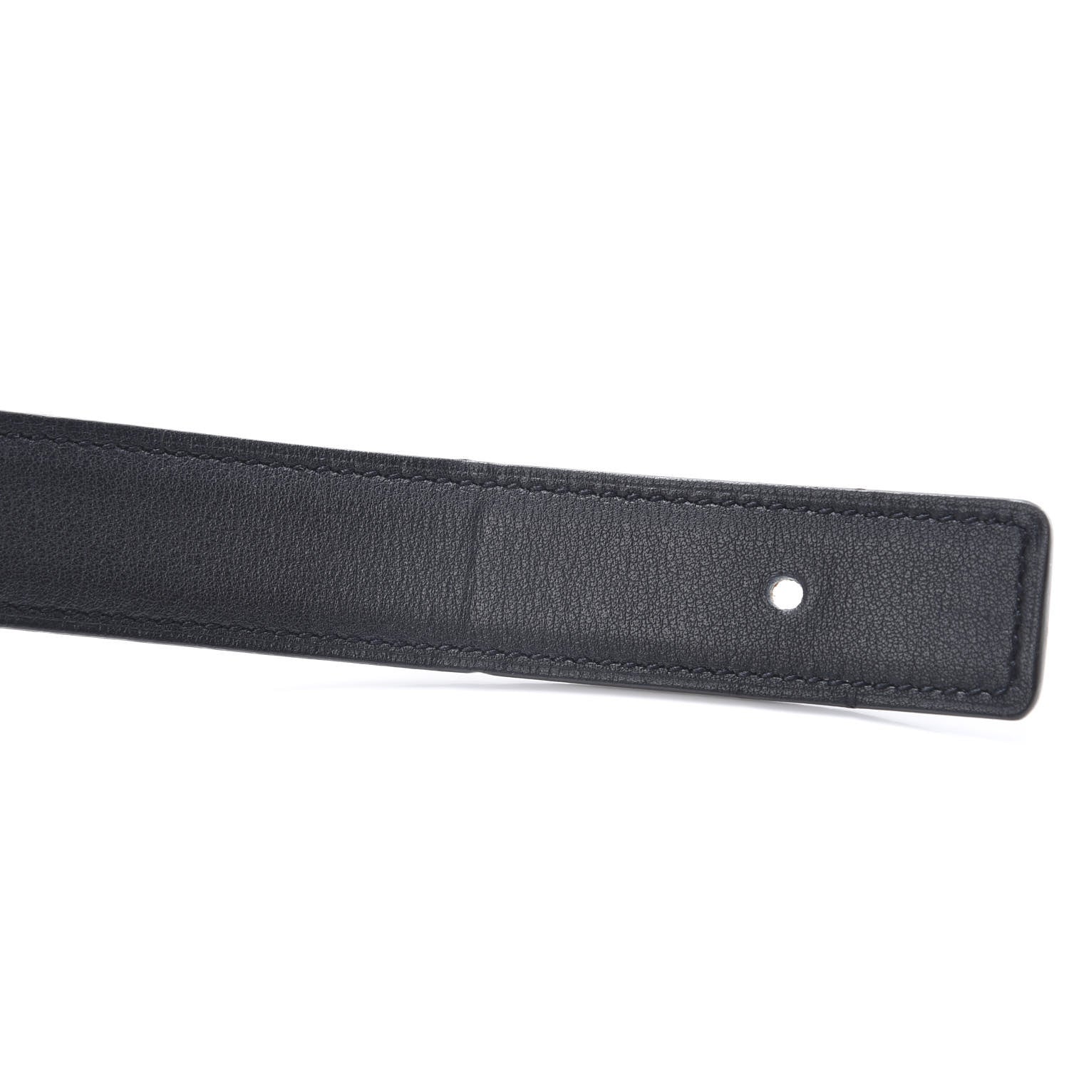Hermes Swift Epsom 24mm Belt Strap 90 Black Gold 9 of 9