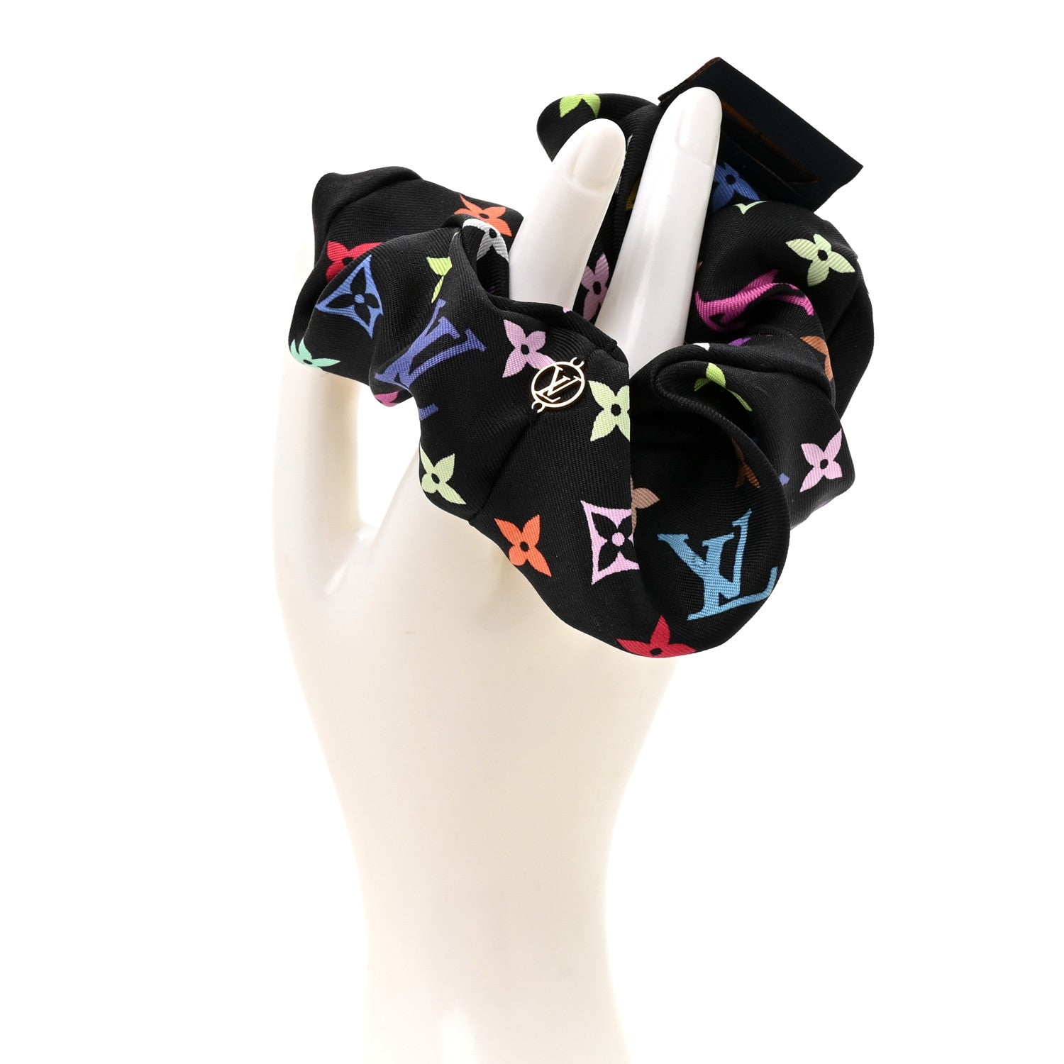 Louis Vuitton LV x TM Monogram Multicolor Chouchou Black 2 of 4