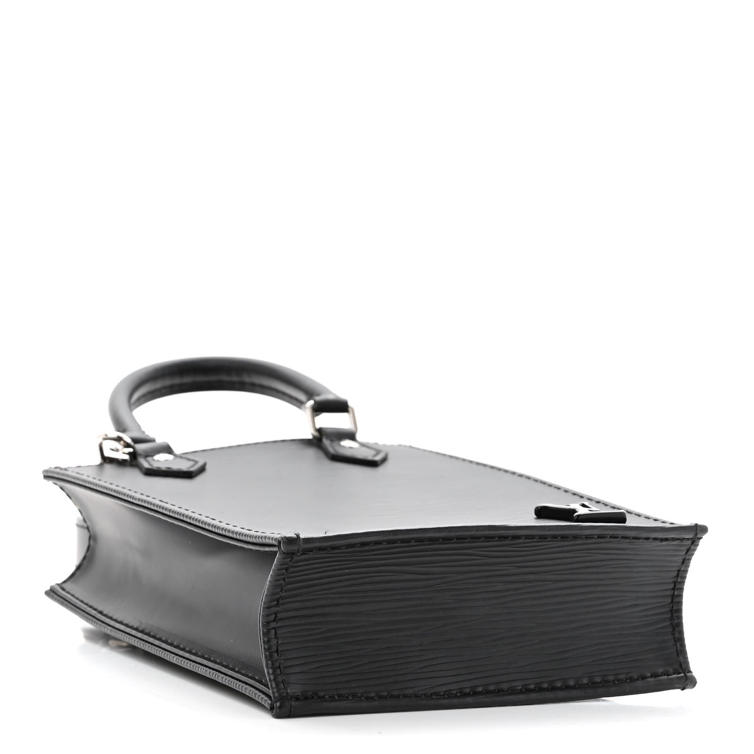 Louis Vuitton Epi Petit Sac Plat Black 4 of 9