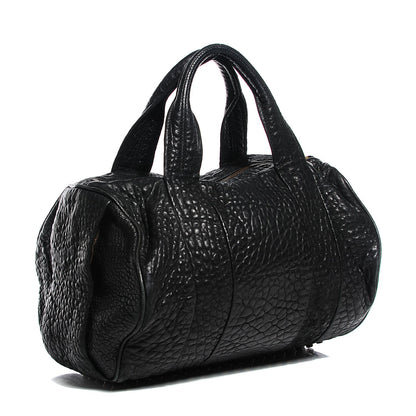 Alexander Wang Pebbled Lambskin Rocco Black Antique Brass Hardware 3 of 6