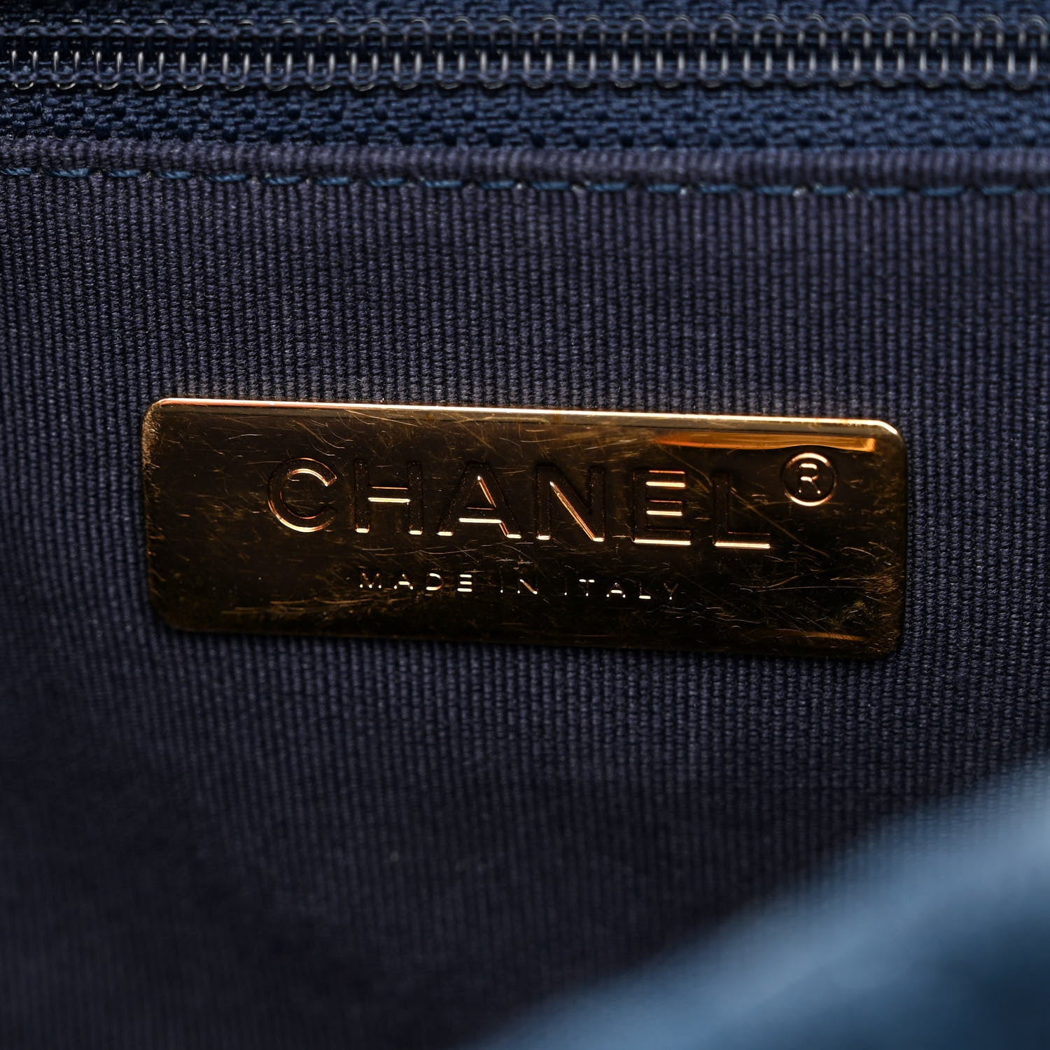 Chanel Denim Quilted Medium Chanel 19 Flap Blue 5 of 10