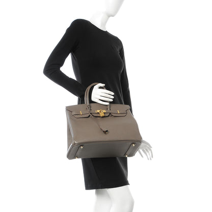 Hermes Epsom Birkin 35 Etain 2 of 33