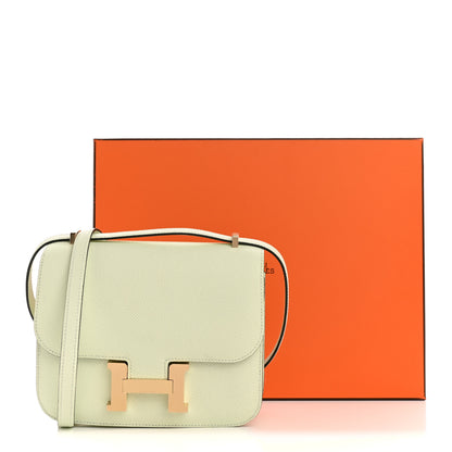 Hermes Epsom Constance 18 Vert Fizz 12 of 12