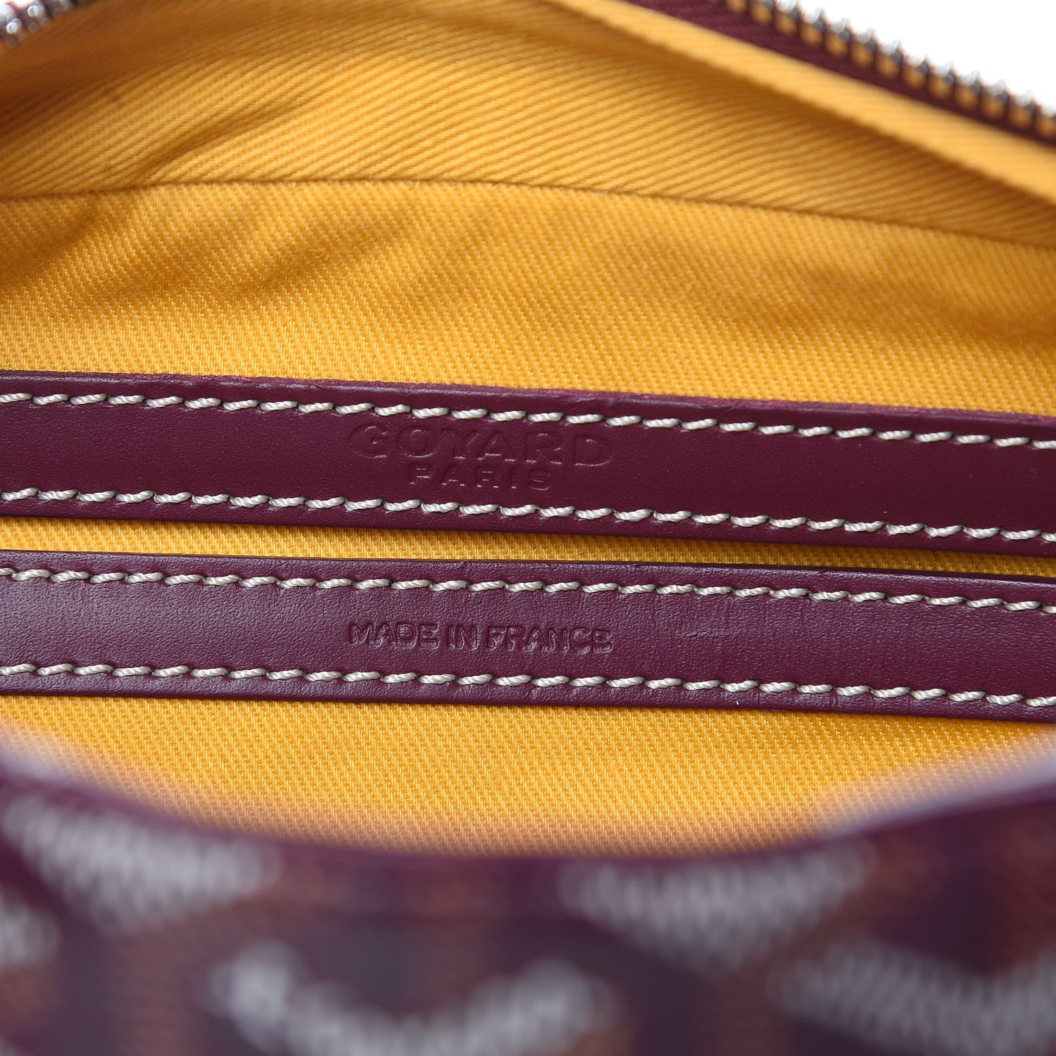 Goyard Goyardine Sac Cap Vert Burgundy 6 of 8
