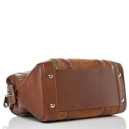 Mulberry Suede Tasha Bowling Tote Brown 4 of 15