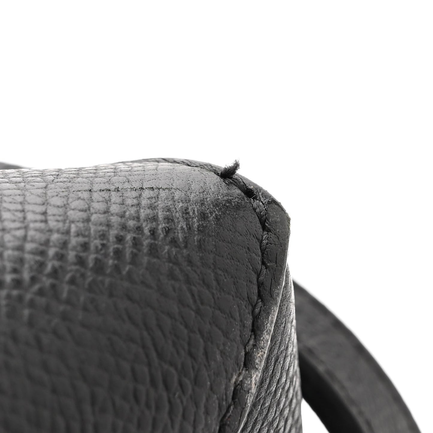 Grained Calfskin Mini Belt Bag Black