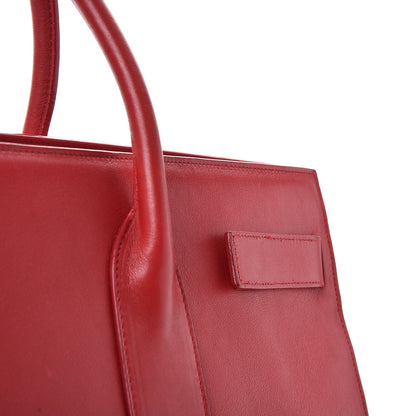 Saint Laurent Calfskin Large Sac de Jour Carryall Rouge Orient 10 of 16