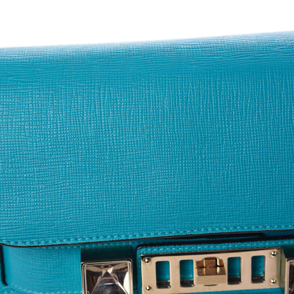 Proenza Schouler New Linosa Mini PS11 Classic Shoulder Bag Turquoise 15 of 15