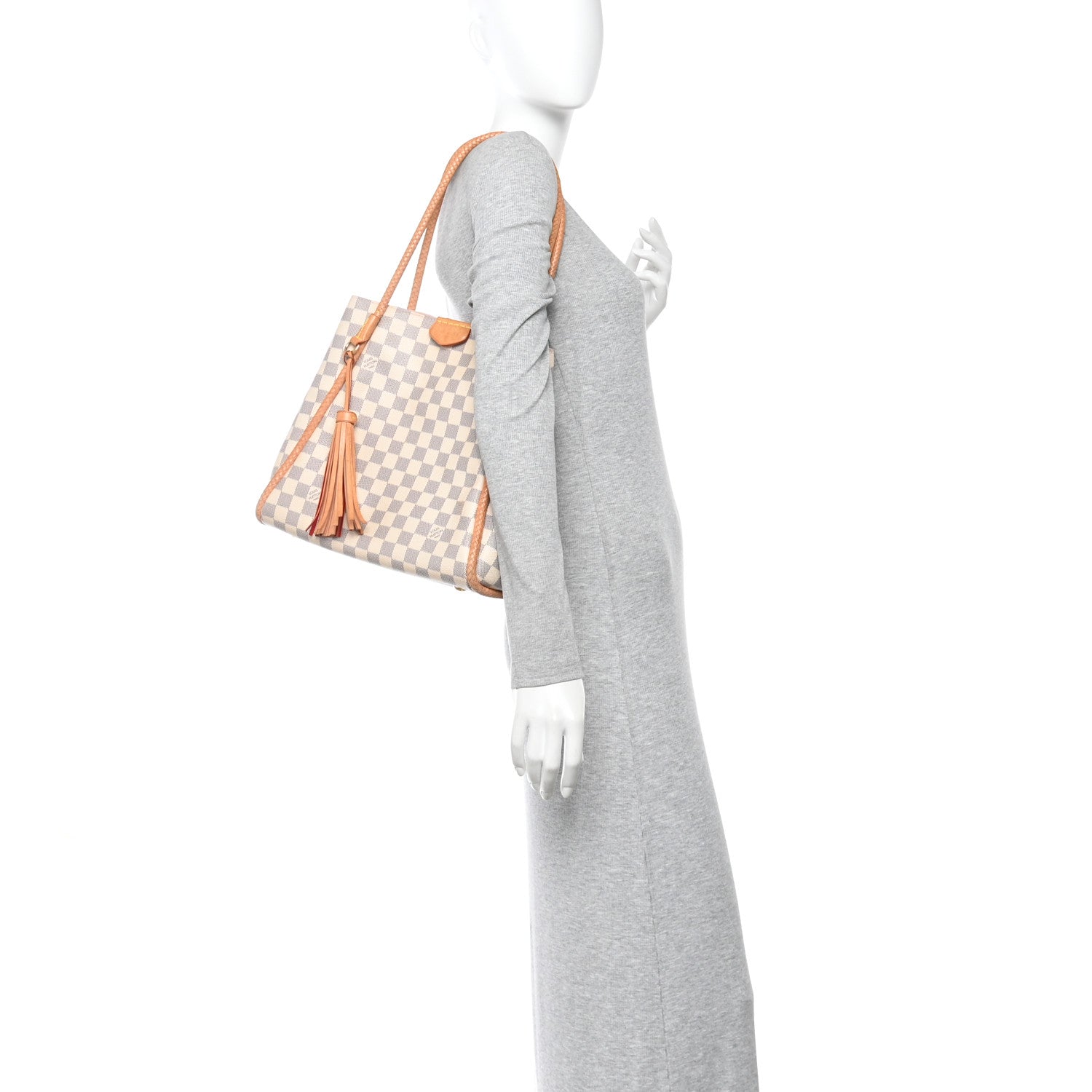 Louis Vuitton Damier Azur Propriano Rose Ballerine 2 of 10
