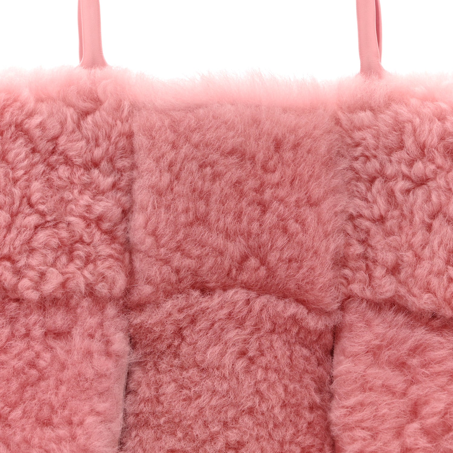 Bottega Veneta Shearling Small Intrecciato Arco Tote Popsicle 8 of 10
