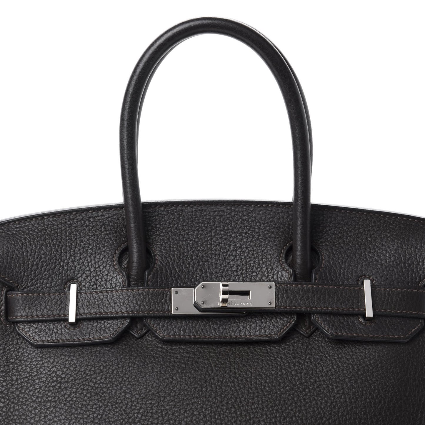 Taurillon Clemence Birkin 30 Chocolate