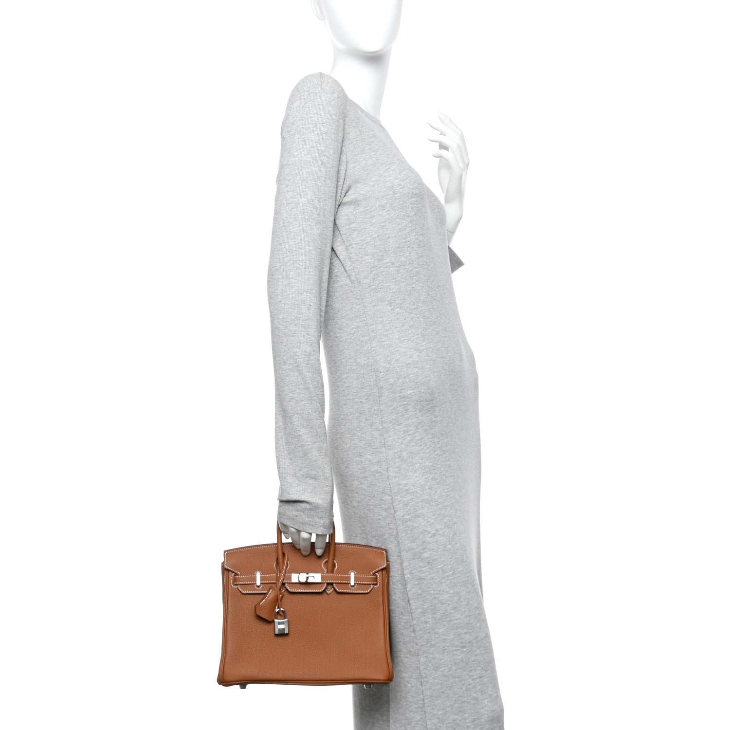 Hermes Togo Birkin 25 Gold 2 of 11