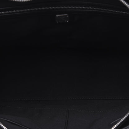 MCM Calfskin Ottomar Monogram Medium Klara Shopper Tote Black 5 of 16