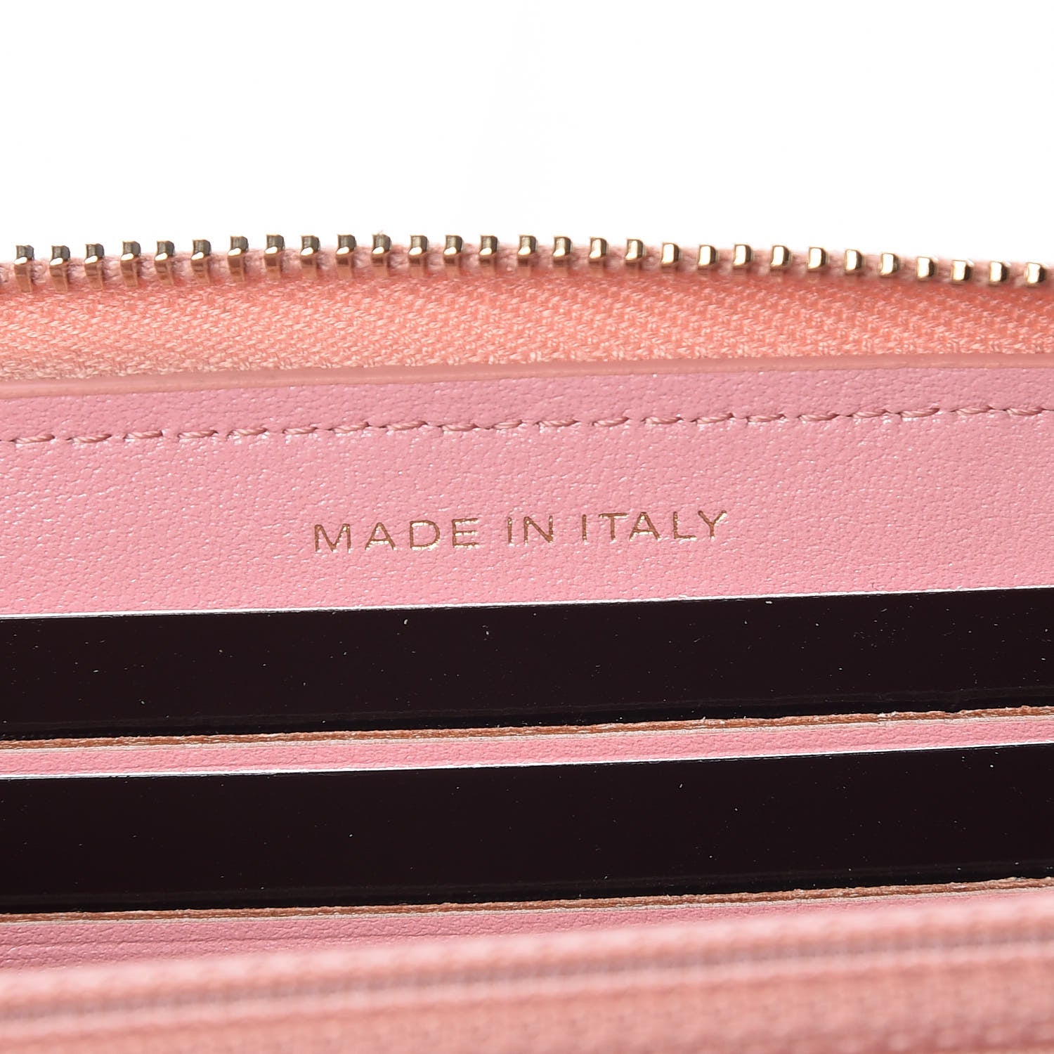 Chanel Iridescent Caviar Quilted Medium Zip Around Wallet Pink 7 of 9
