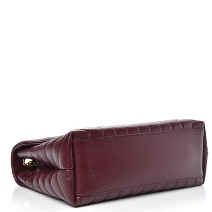Saint Laurent Calfskin Y Quilted Monogram Medium Loulou Chain Satchel Palissandre 4 of 10
