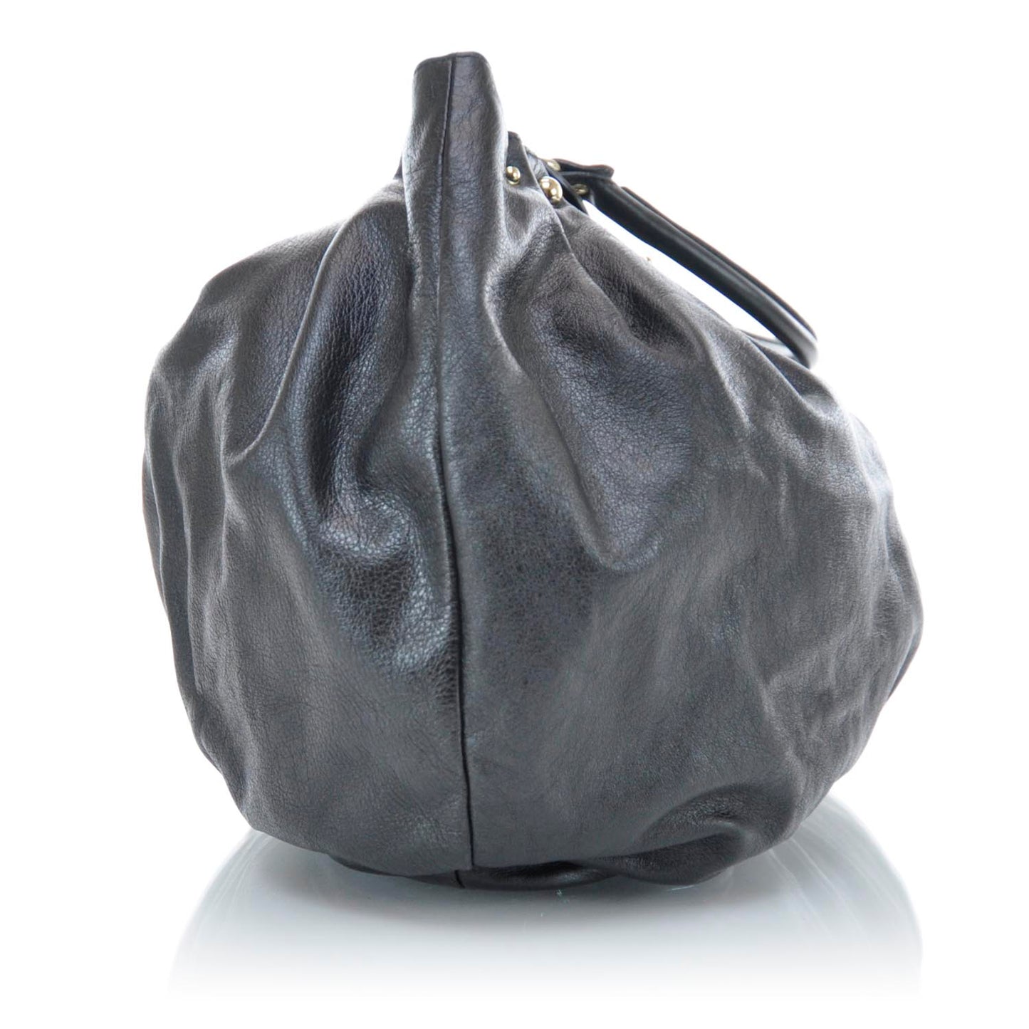 Leather Studded Pelham Tote Black