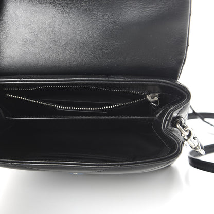 Saint Laurent Calfskin Y Quilted Monogram Toy Loulou Crossbody Bag Black 5 of 10