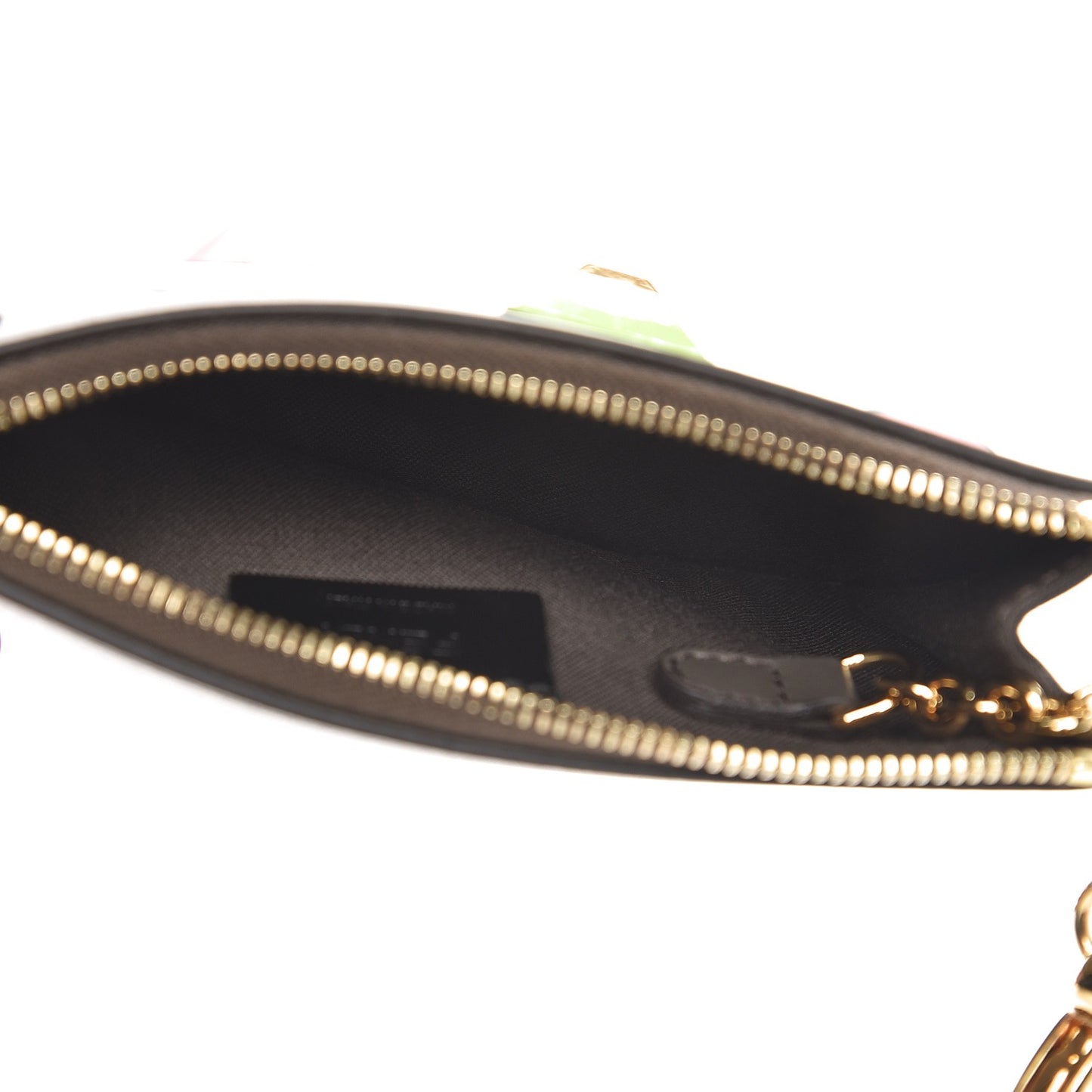 Vitello Liberty Studded Large Key Case Pouch Carbone Multicolor