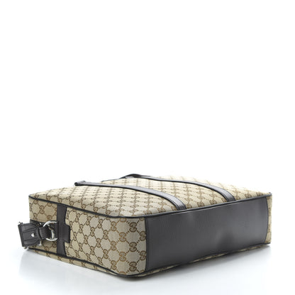 Gucci Monogram Briefcase Dark Brown 4 of 10