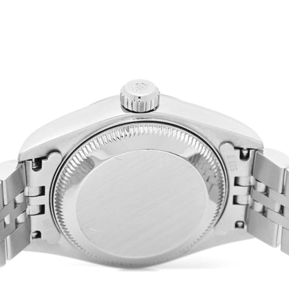 Rolex Stainless Steel 18K White Gold 26mm Oyster Perpetual Datejust Watch Silver 79174 4 of 5