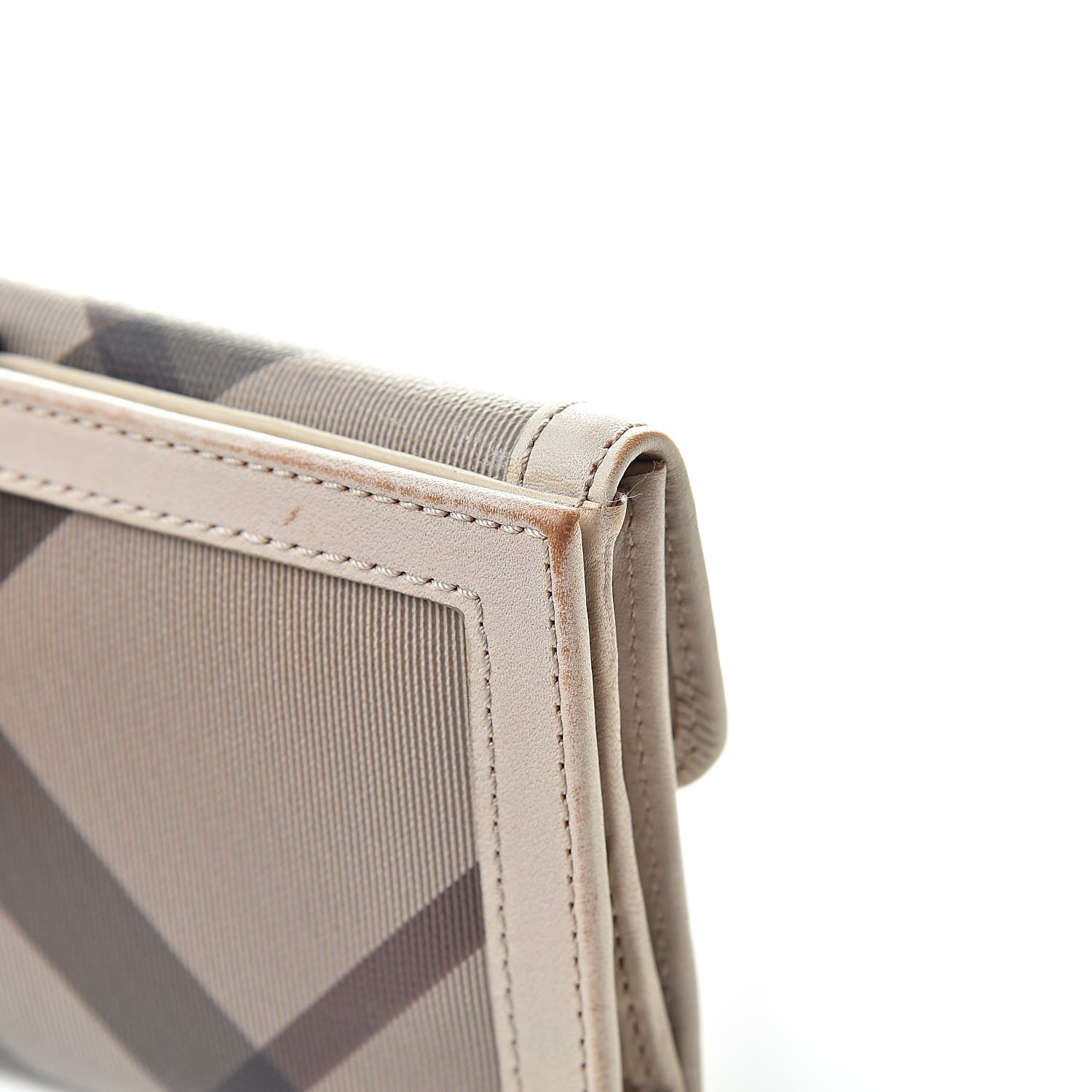 Burberry Smoked Check Continental Wallet Trench 15 of 17