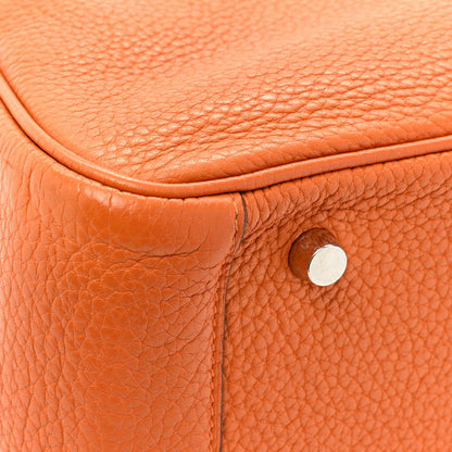 Hermes Taurillon Clemence Lindy 30 Orange 14 of 18