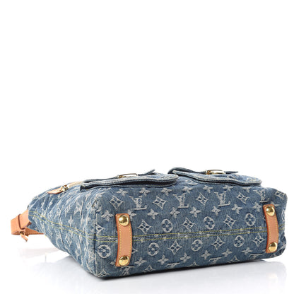Louis Vuitton Denim Baggy GM Blue 4 of 16