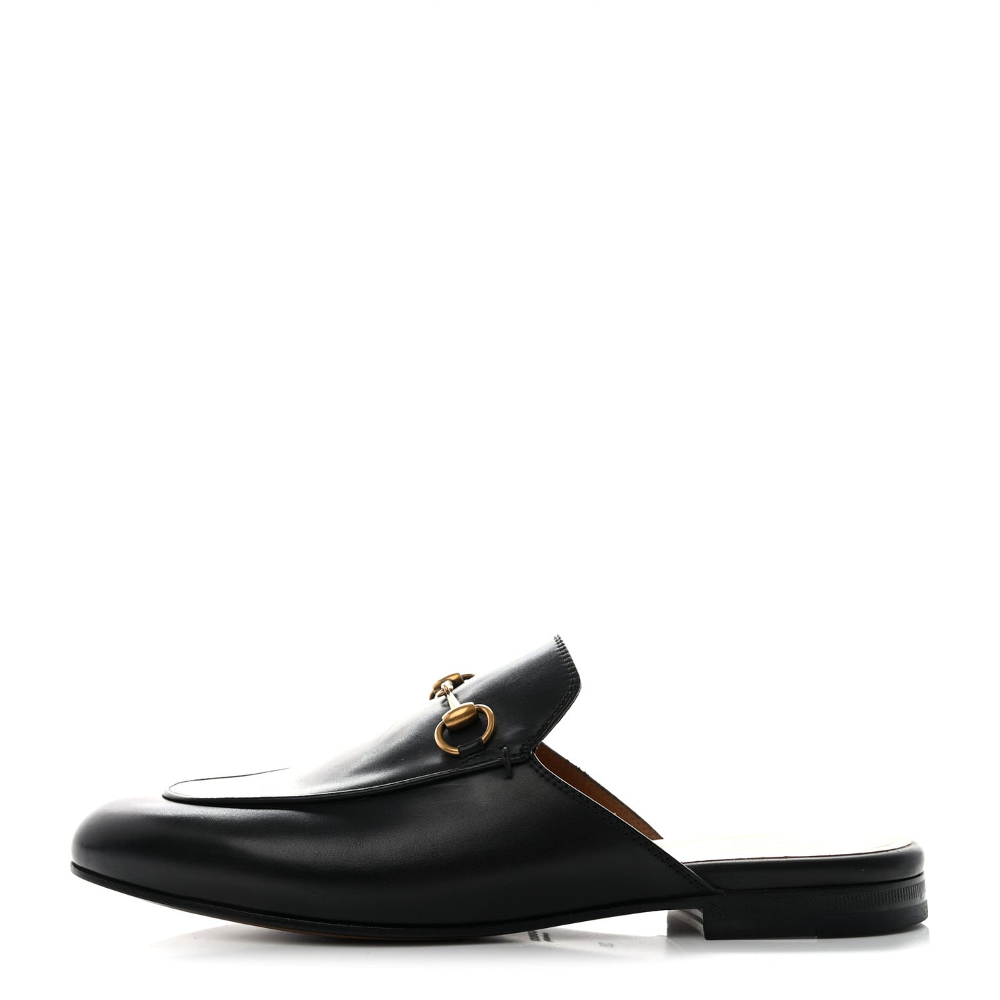 Calfskin Womens Princetown Slippers 39 Black