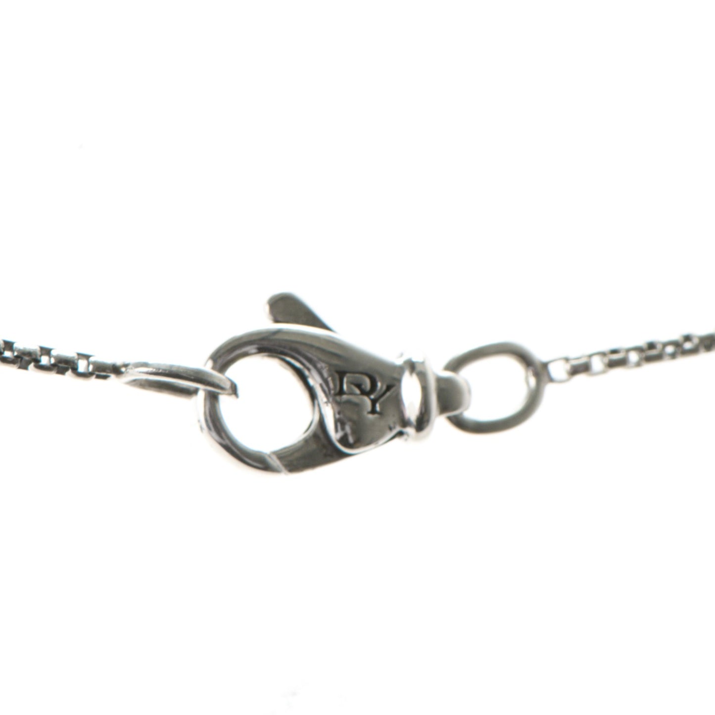 Sterling Silver Pave Diamond Mobile Circle Pendant Necklace