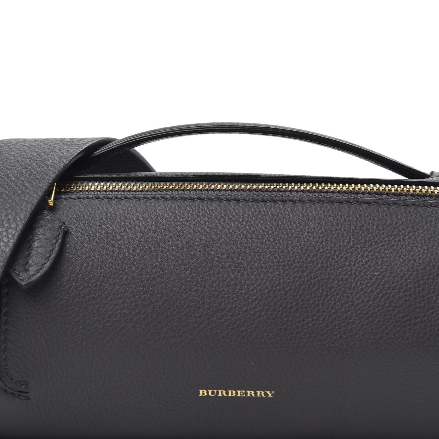 Calfskin The Barrel Bag Charcoal Grey