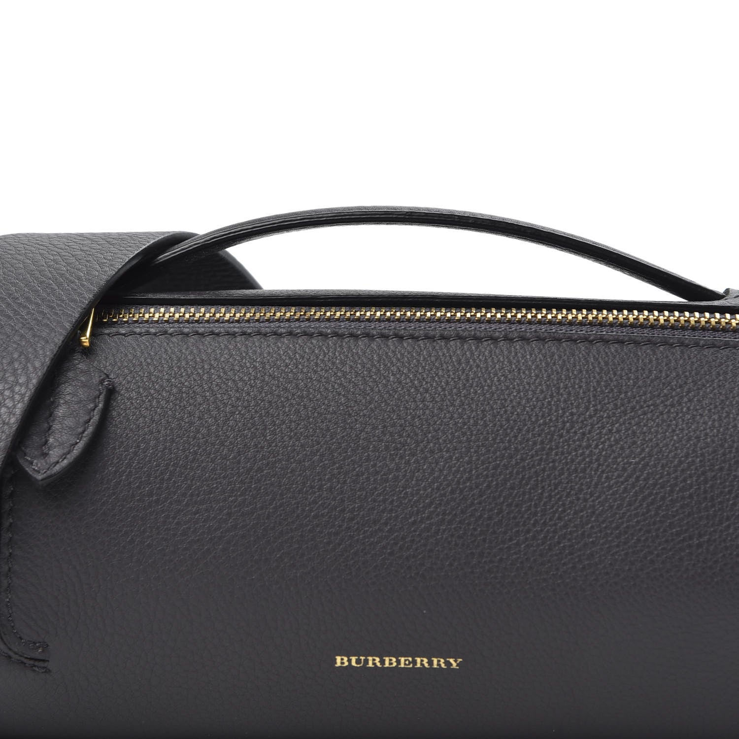 Burberry Calfskin The Barrel Bag Charcoal Grey 9 of 9