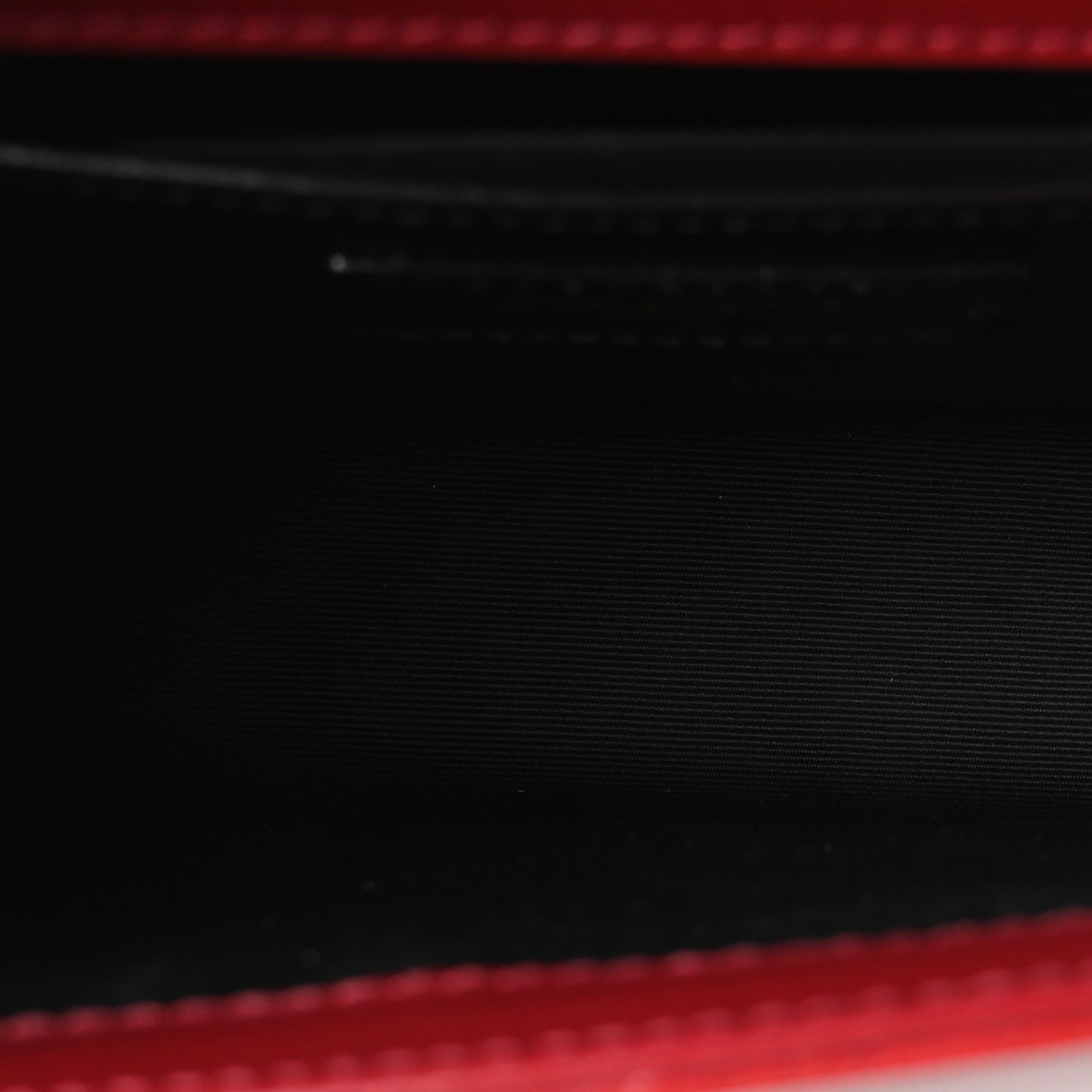 Nappa Patent Calfskin Two-Toned Small Monogram Kate Satchel Off White Oxblood Red