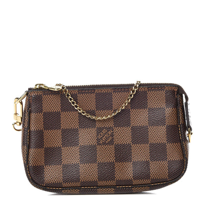 Louis Vuitton Damier Ebene Mini Pochette Accessories 1 of 13