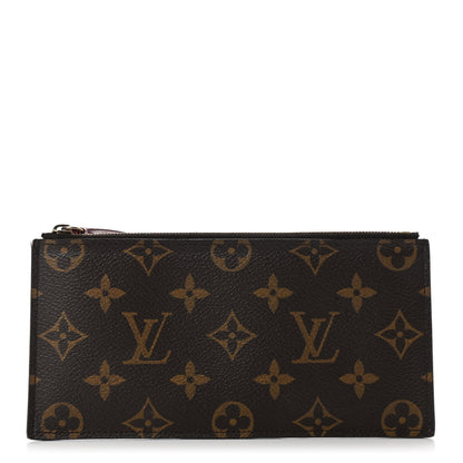 Louis Vuitton Monogram Felicie Chain Wallet Zippered Insert Fuchsia 1 of 4