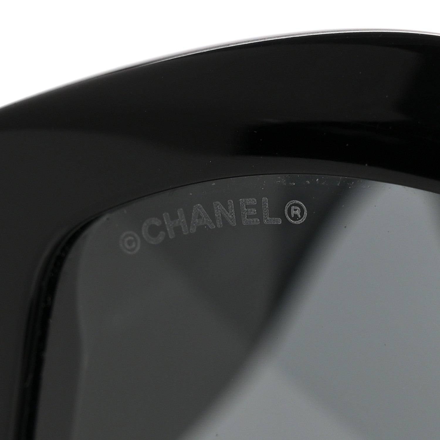 Chanel Acetate Quilted CC Sunglasses 5486-A Black 7 of 8