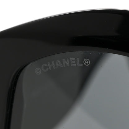 Chanel Acetate Quilted CC Sunglasses 5486-A Black 7 of 8