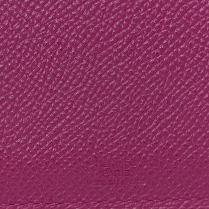 Hermes Chevre Mysore Tarmac PM Passport Holder Rose Pourpre 6 of 7