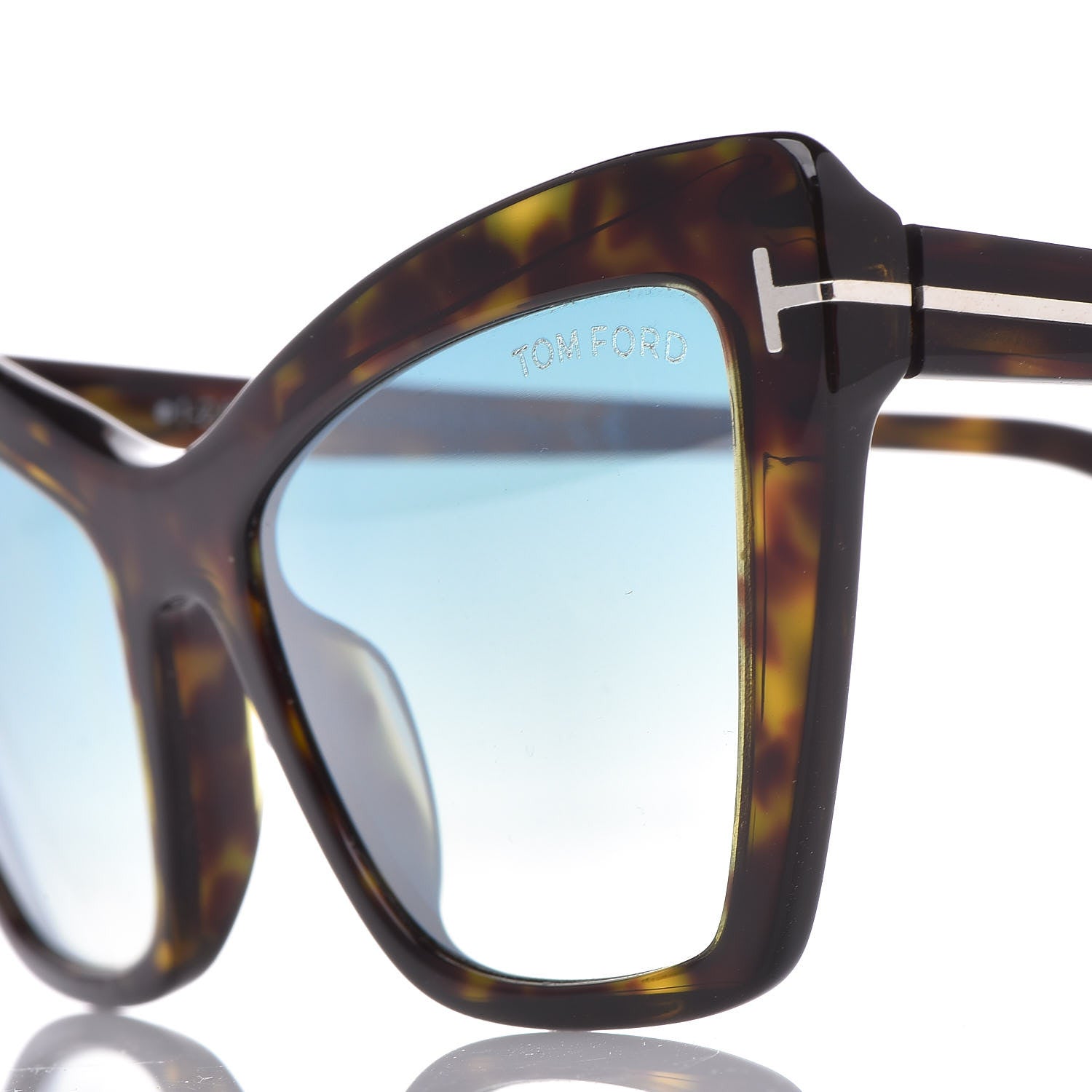 Tom Ford Valesca Cat Eye Sunglasses TF555 Tortoise 7 of 7