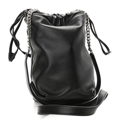 Saint Laurent Lambskin Small Teddy Bucket Bag Black 4 of 12