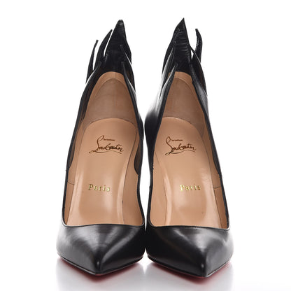Christian Louboutin Shiny Nappa Victorina 100 Pumps 37 Black 3 of 8