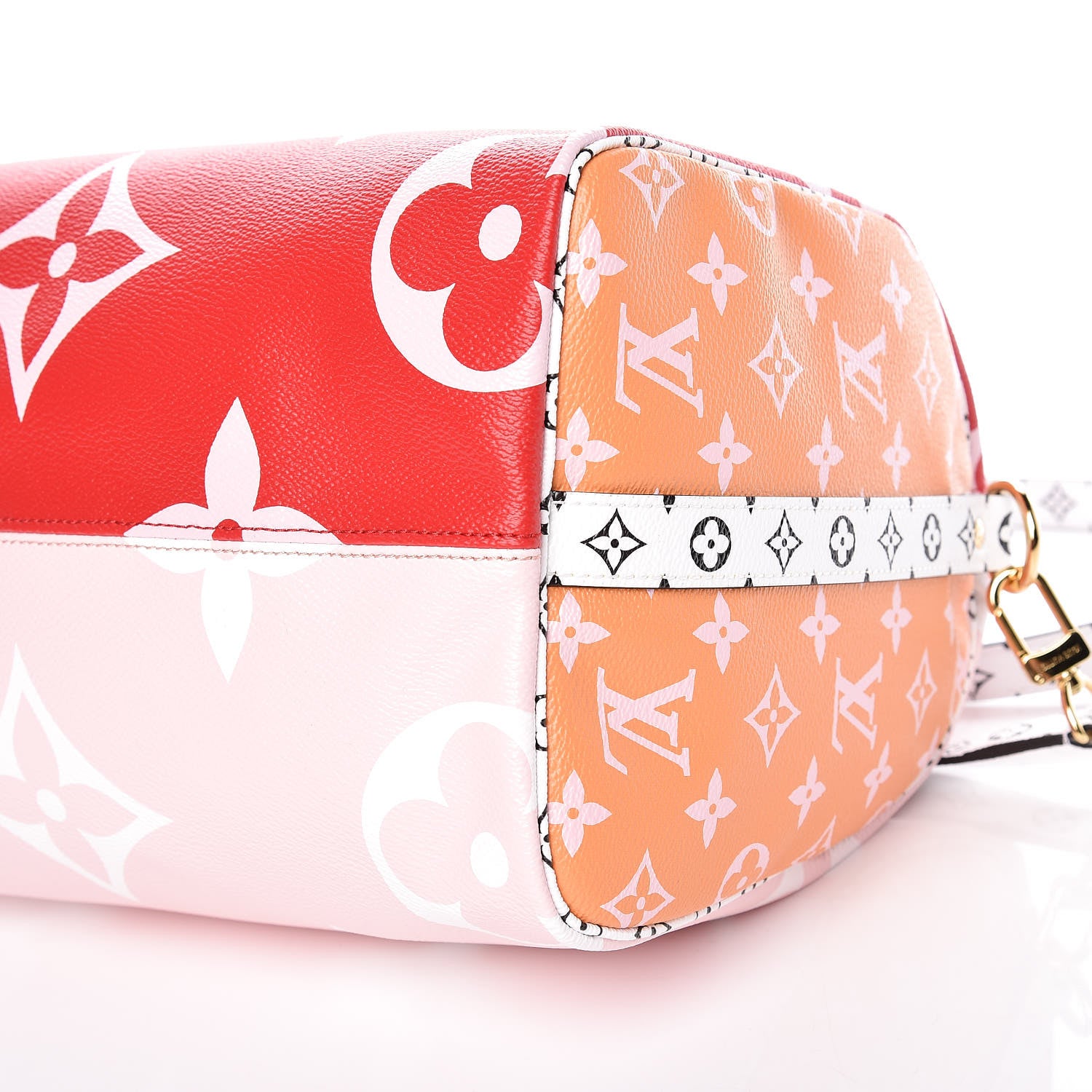 Louis Vuitton Monogram Giant Speedy Bandouliere 30 Rouge 6 of 9